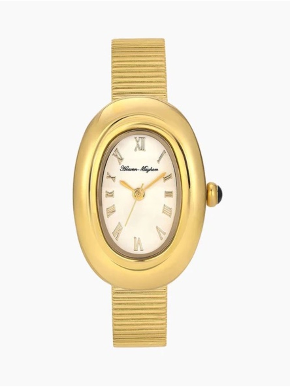 Heaven Mayhem Amara gold vintage style oval women’s watch brand new in box
